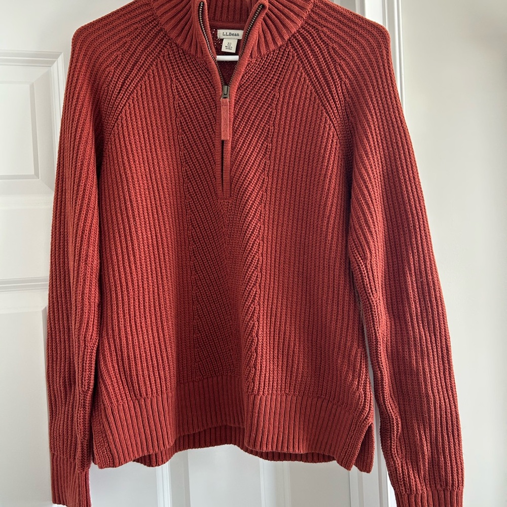 L.L. Bean Women's Rust Sweater